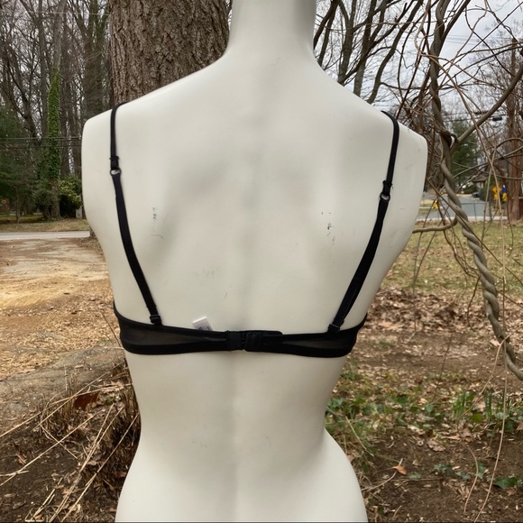 Express sheer bra floral applique sz Large - Picture 6 of 8